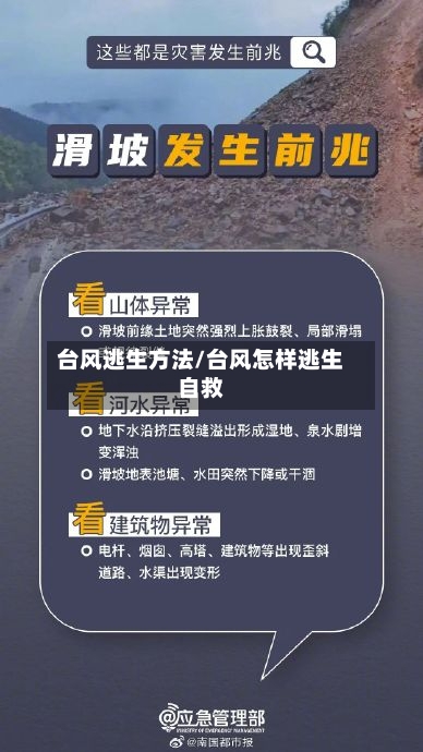 台风逃生方法/台风怎样逃生自救-第1张图片