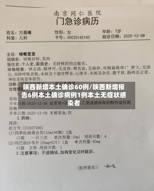 陕西新增本土确诊60例/陕西新增报告6例本土确诊病例1例本土无症状感染者-第3张图片