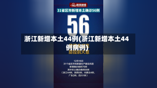 浙江新增本土44例(浙江新增本土44例病例)-第3张图片