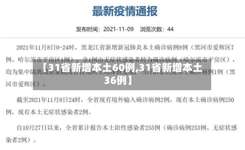 【31省新增本土60例,31省新增本土36例】-第2张图片