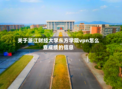 关于浙江财经大学东方学院vpn怎么查成绩的信息-第1张图片