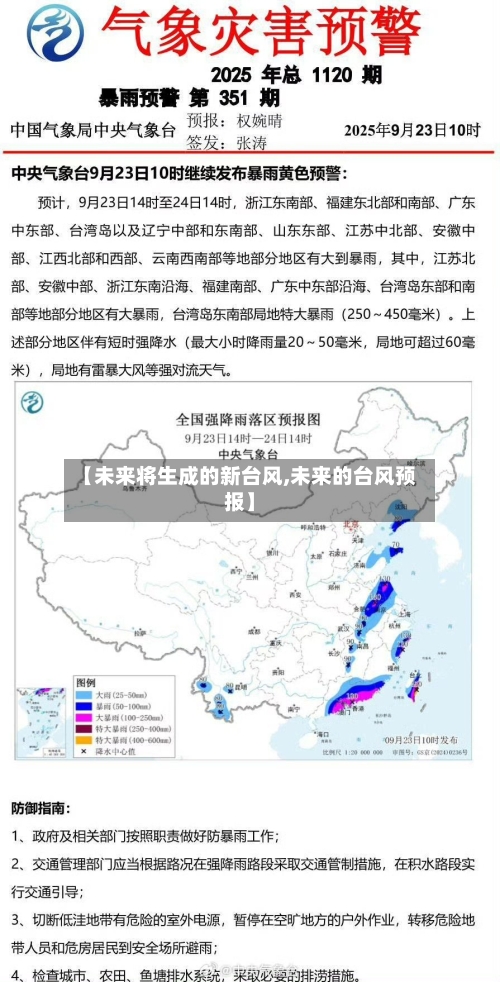 【未来将生成的新台风,未来的台风预报】-第2张图片