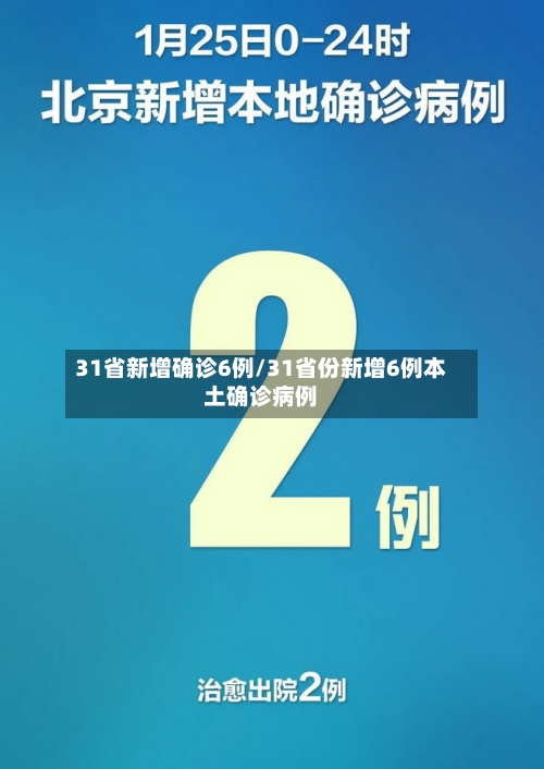 31省新增确诊6例/31省份新增6例本土确诊病例-第3张图片