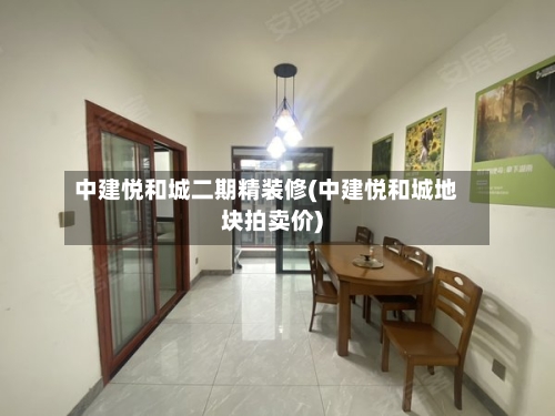 中建悦和城二期精装修(中建悦和城地块拍卖价)-第3张图片