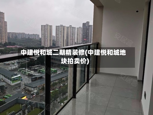 中建悦和城二期精装修(中建悦和城地块拍卖价)-第2张图片