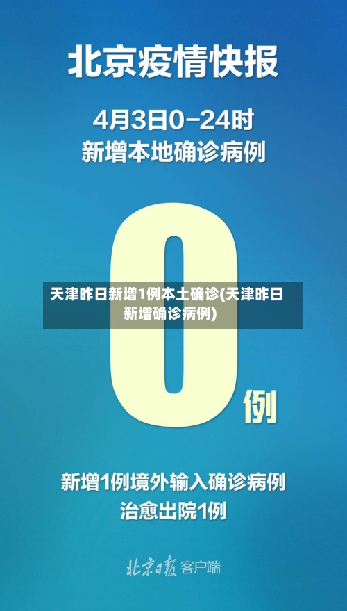 天津昨日新增1例本土确诊(天津昨日新增确诊病例)-第1张图片