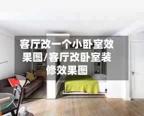 客厅改一个小卧室效果图/客厅改卧室装修效果图-第2张图片