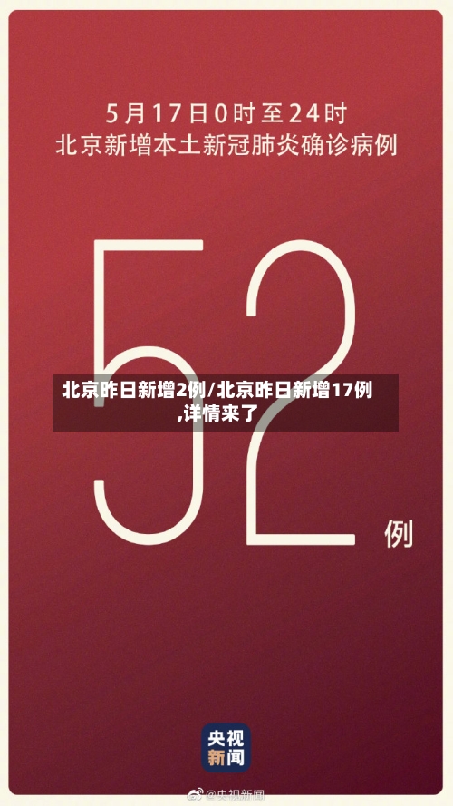 北京昨日新增2例/北京昨日新增17例,详情来了-第2张图片