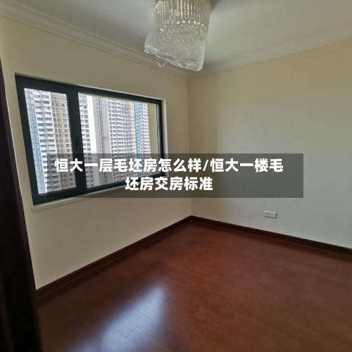 恒大一层毛坯房怎么样/恒大一楼毛坯房交房标准-第2张图片