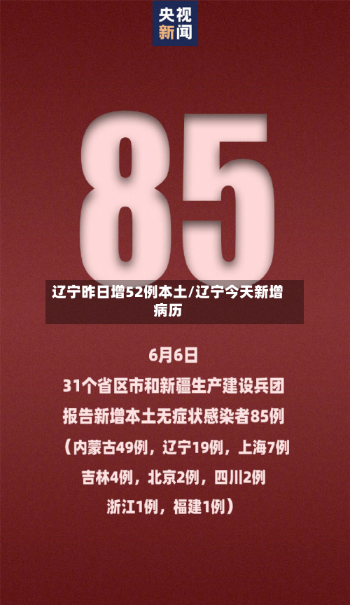 辽宁昨日增52例本土/辽宁今天新增病历-第1张图片