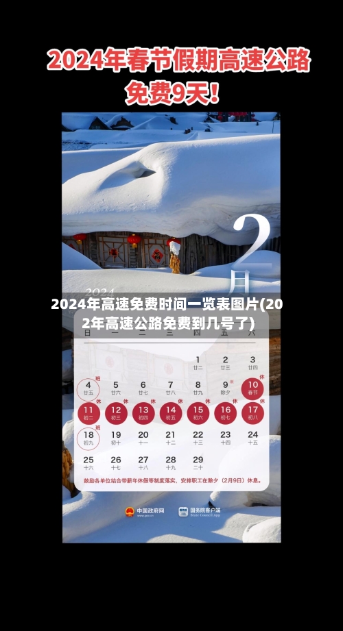 2024年高速免费时间一览表图片(202年高速公路免费到几号了)-第3张图片