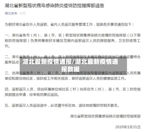 湖北最新疫情通报/湖北最新疫情通报数据-第1张图片