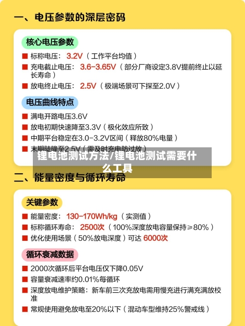 锂电池测试方法/锂电池测试需要什么工具-第2张图片