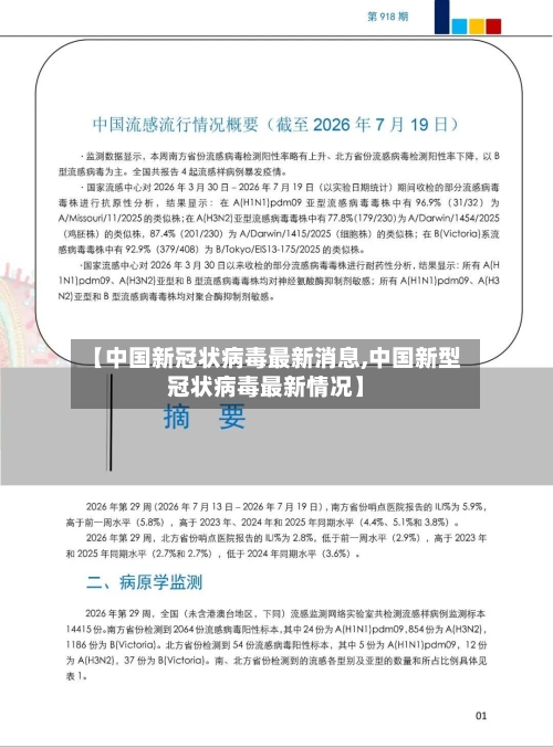 【中国新冠状病毒最新消息,中国新型冠状病毒最新情况】-第2张图片