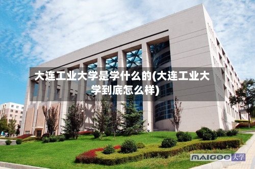 大连工业大学是学什么的(大连工业大学到底怎么样)-第1张图片