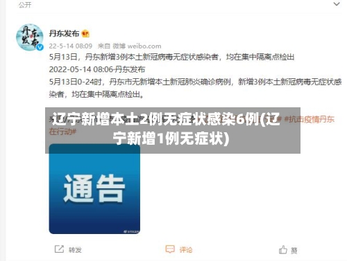 辽宁新增本土2例无症状感染6例(辽宁新增1例无症状)-第2张图片