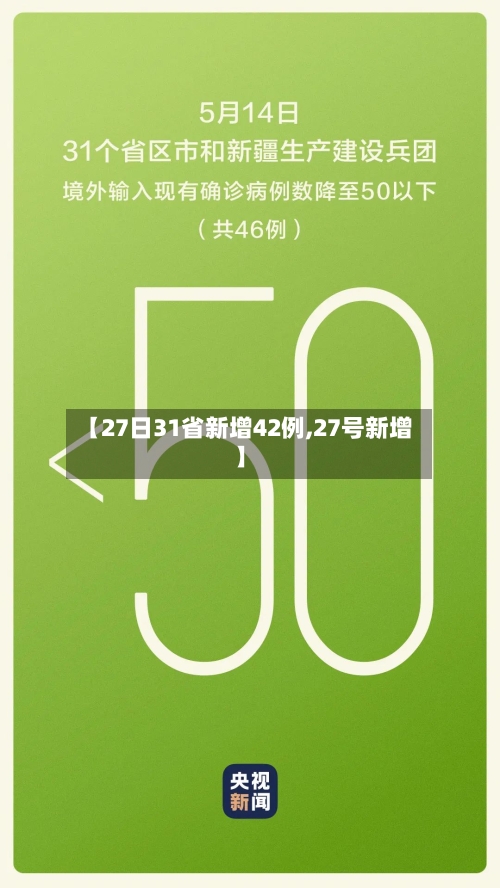 【27日31省新增42例,27号新增】-第3张图片