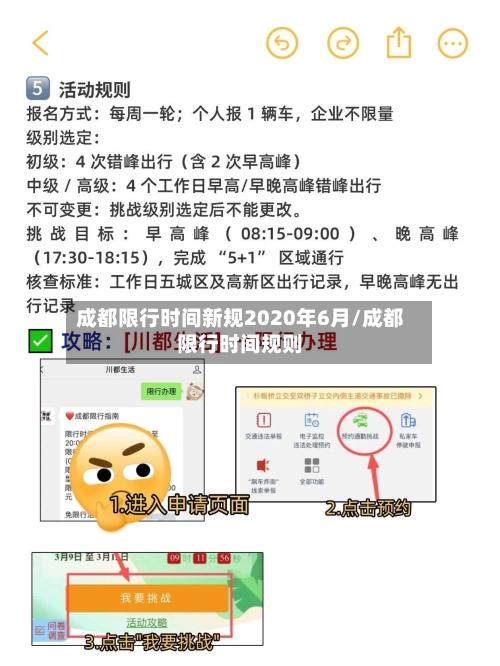 成都限行时间新规2020年6月/成都限行时间规则-第2张图片