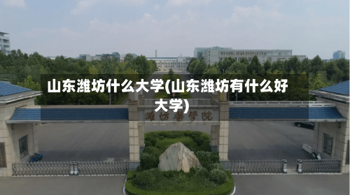 山东潍坊什么大学(山东潍坊有什么好大学)-第1张图片