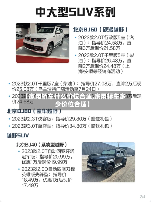 【家用轿车什么价位合适,家用轿车多少价位合适】-第1张图片