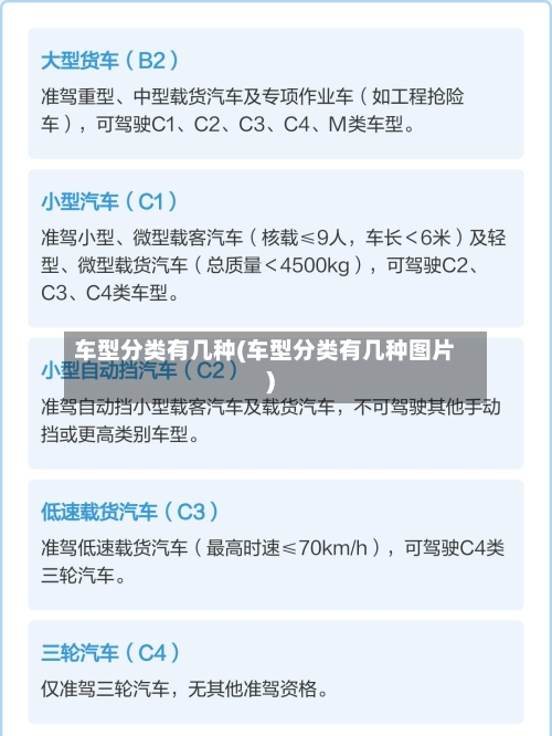 车型分类有几种(车型分类有几种图片)
