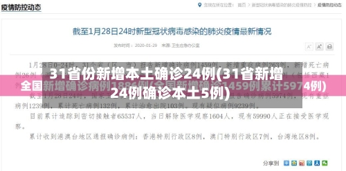 31省份新增本土确诊24例(31省新增24例确诊本土5例)