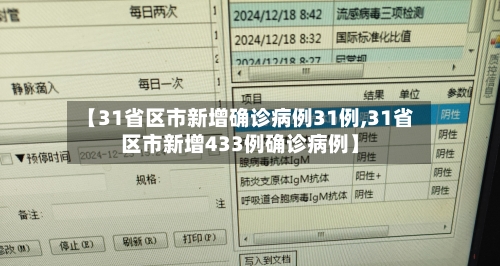 【31省区市新增确诊病例31例,31省区市新增433例确诊病例】-第3张图片