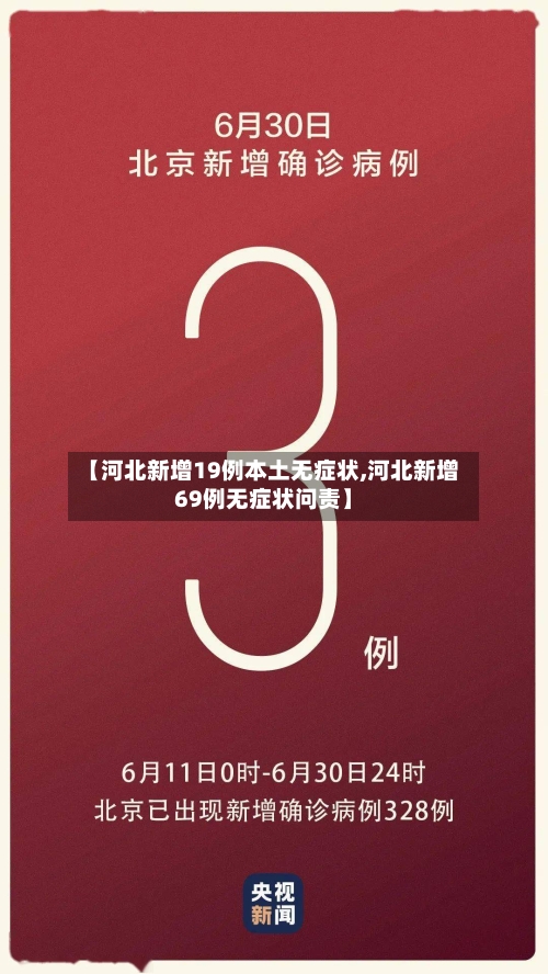 【河北新增19例本土无症状,河北新增69例无症状问责】-第2张图片