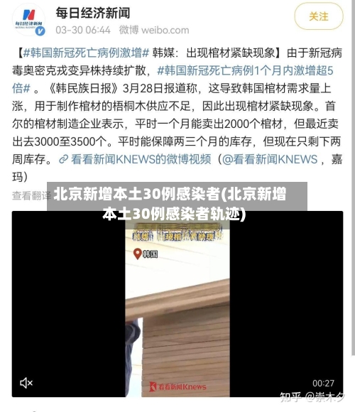 北京新增本土30例感染者(北京新增本土30例感染者轨迹)-第2张图片