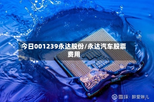 今日001239永达股份/永达汽车股票费用