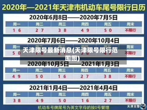 天津限号最新消息(天津限号限行范围图)-第2张图片