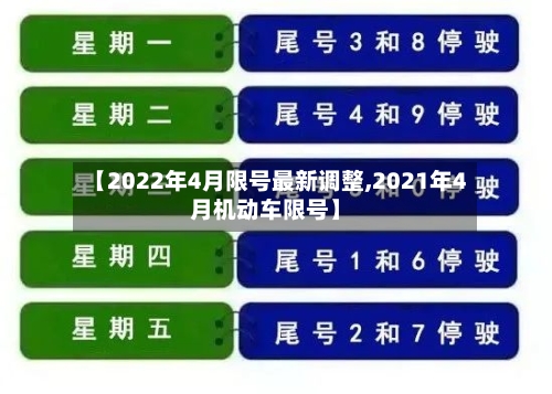 【2022年4月限号最新调整,2021年4月机动车限号】-第2张图片