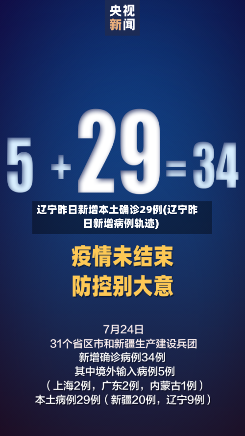 辽宁昨日新增本土确诊29例(辽宁昨日新增病例轨迹)-第2张图片