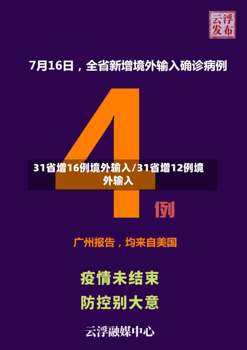 31省增16例境外输入/31省增12例境外输入-第2张图片