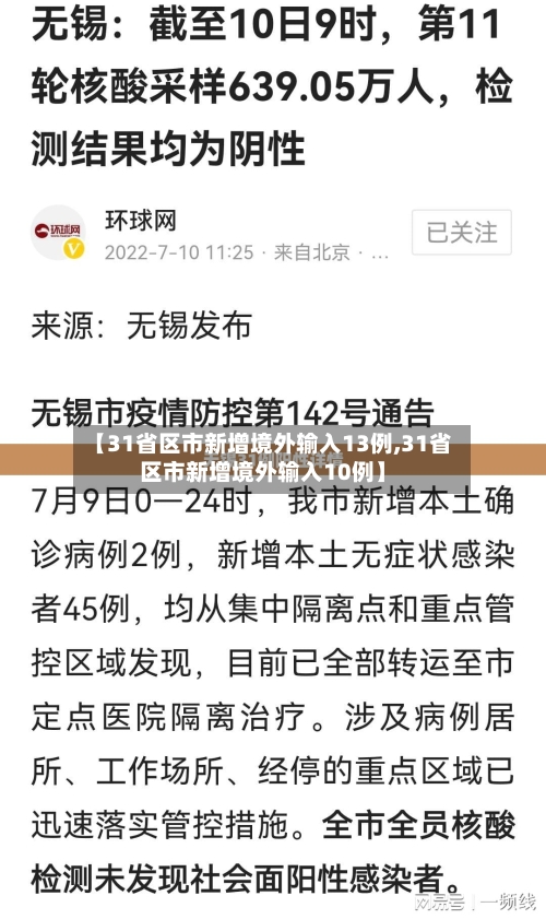 【31省区市新增境外输入13例,31省区市新增境外输入10例】-第3张图片