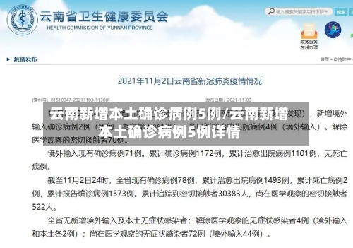 云南新增本土确诊病例5例/云南新增本土确诊病例5例详情