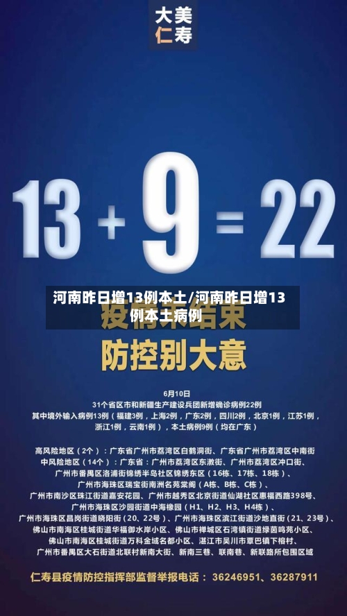 河南昨日增13例本土/河南昨日增13例本土病例-第2张图片