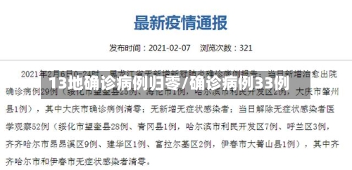 13地确诊病例归零/确诊病例33例