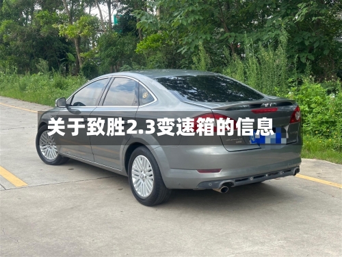关于致胜2.3变速箱的信息