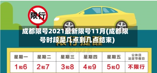 成都限号2021最新限号11月(成都限号时段是几点到几点结束)-第2张图片