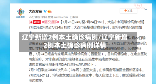 辽宁新增2例本土确诊病例/辽宁新增2例本土确诊病例详情-第3张图片