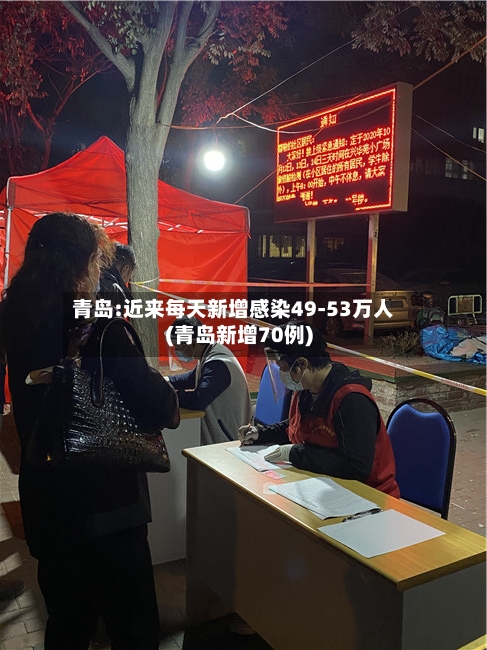 青岛:近来每天新增感染49-53万人(青岛新增70例)