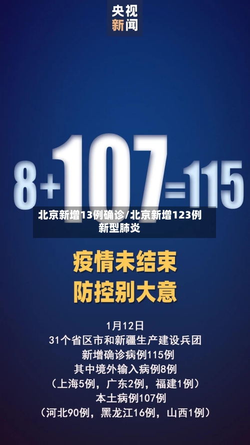 北京新增13例确诊/北京新增123例新型肺炎-第2张图片