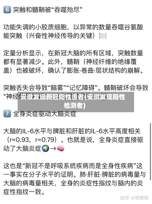 安徽发现新冠阳性患者(安徽发现阳性检测者)