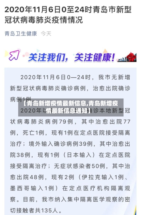 【青岛新增疫情最新信息,青岛新增疫情最新信息通知】