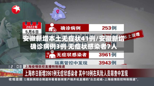 安徽新增本土无症状41例/安徽新增确诊病例3例 无症状感染者7人