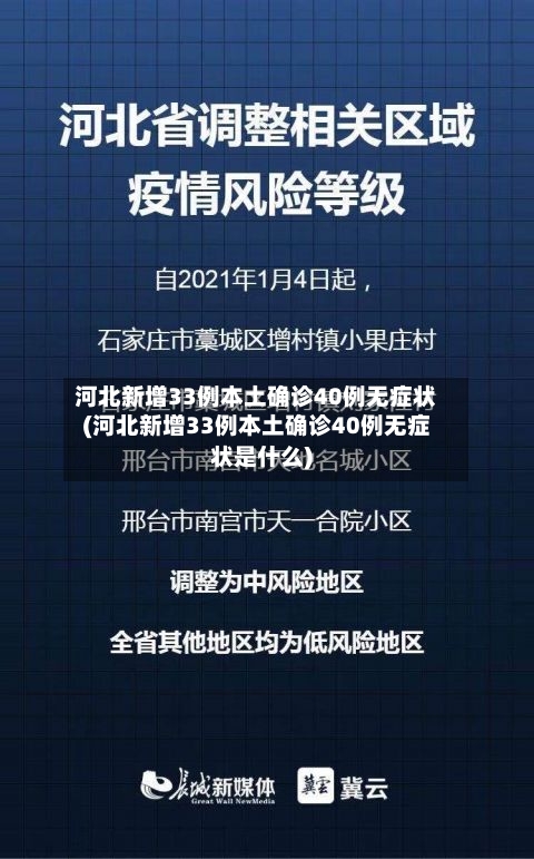 河北新增33例本土确诊40例无症状(河北新增33例本土确诊40例无症状是什么)-第2张图片