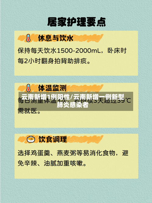 云南新增1例阳性/云南新增一例新型肺炎感染者-第2张图片