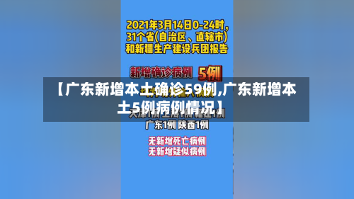 【广东新增本土确诊59例,广东新增本土5例病例情况】