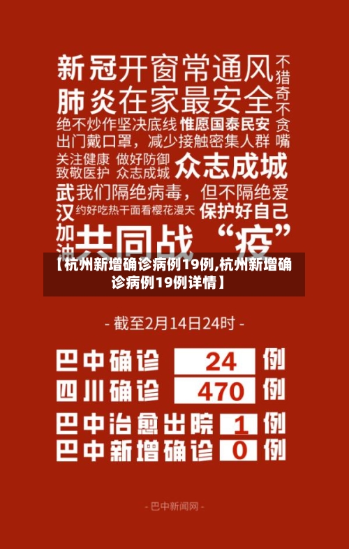 【杭州新增确诊病例19例,杭州新增确诊病例19例详情】